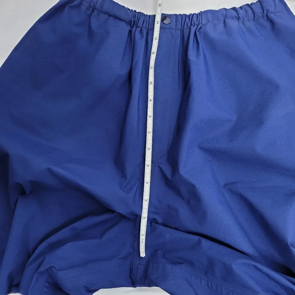 VINTAGE 80s blue gore-tex waterproof golf pants XL‎